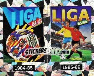 Sticker 1984-1985 / 1985-1986 - Liga Spagnola 2021-2022 - Colecciones ESTE