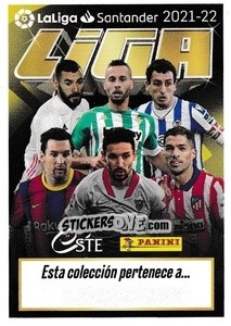 Sticker Album page - Liga Spagnola 2021-2022 - Colecciones ESTE