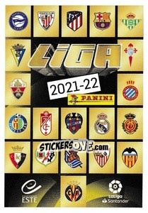 Sticker Team's logos - Liga Spagnola 2021-2022 - Colecciones ESTE