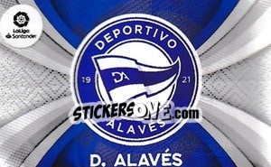 Figurina Escudo Deportivo Alavés - Liga Spagnola 2021-2022 - Colecciones ESTE