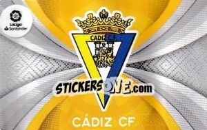 Sticker Escudo Cadiz CF - Liga Spagnola 2021-2022 n. E6 - Colecciones ESTE