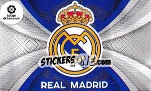 Sticker Escudo Real Madrid - Liga Spagnola 2021-2022 - Colecciones ESTE