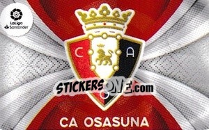 Cromo Escudo C. At. Osasuna - Liga Spagnola 2021-2022 - Colecciones ESTE