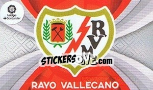 Cromo Escudo Rayo Vallecano