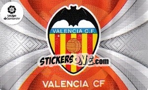 Sticker Escudo Valencia CF - Liga Spagnola 2021-2022 n. E19 - Colecciones ESTE