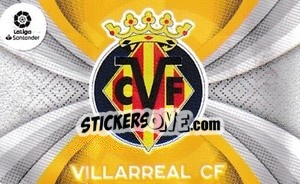 Figurina Escudo Villarreal CF - Liga Spagnola 2021-2022 - Colecciones ESTE