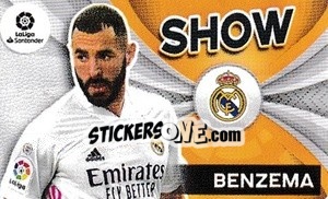 Sticker Benzema - Liga Spagnola 2021-2022 n. S13 - Colecciones ESTE