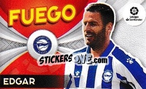 Sticker Edgar - Liga Spagnola 2021-2022 n. F1 - Colecciones ESTE