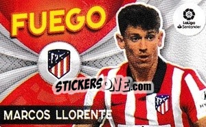Sticker Marcos - Liga Spagnola 2021-2022 n. F3 - Colecciones ESTE
