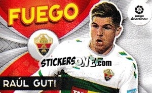 Sticker Raúl Guti - Liga Spagnola 2021-2022 n. F8 - Colecciones ESTE