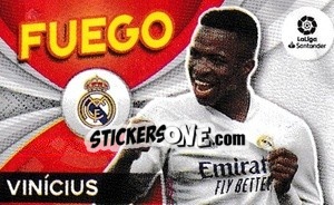 Sticker Vinicius - Liga Spagnola 2021-2022 - Colecciones ESTE