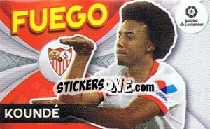 Sticker Koundé - Liga Spagnola 2021-2022 n. F18 - Colecciones ESTE
