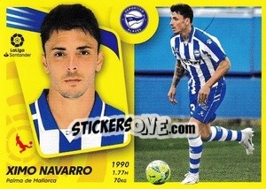 Sticker Ximo Navarro (8) - Liga Spagnola 2021-2022 n. 8 - Colecciones ESTE