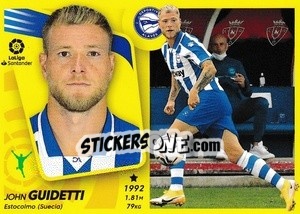 Sticker Guidetti (20BIS) - Liga Spagnola 2021-2022 n. 26 - Colecciones ESTE