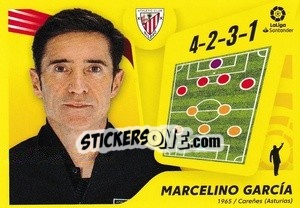 Cromo Entrenador: Marcelino García (2) - Liga Spagnola 2021-2022 n. 42 - Colecciones ESTE