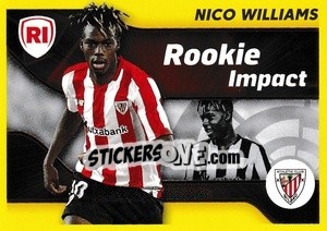 Cromo Rookie Impact: Nico Williams (4) - Liga Spagnola 2021-2022 - Colecciones ESTE