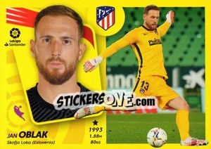 Sticker Oblak (5) - Liga Spagnola 2021-2022 n. 75 - Colecciones ESTE