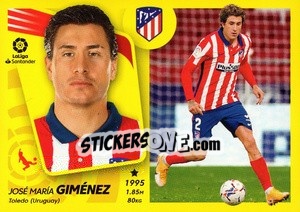 Sticker Giménez (8) - Liga Spagnola 2021-2022 n. 79 - Colecciones ESTE