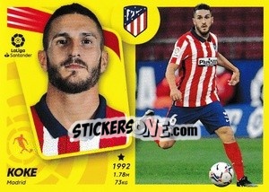 Sticker Koke (12) - Liga Spagnola 2021-2022 n. 84 - Colecciones ESTE