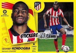 Sticker Kondogbia (13A) - Liga Spagnola 2021-2022 n. 85 - Colecciones ESTE