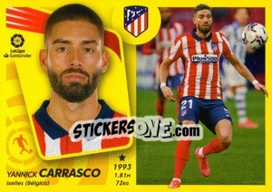 Sticker Carrasco (16) - Liga Spagnola 2021-2022 n. 89 - Colecciones ESTE