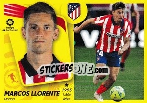 Sticker Marcos Llorente (18) - Liga Spagnola 2021-2022 - Colecciones ESTE