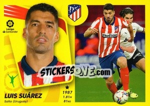 Sticker Luis Suárez (20) - Liga Spagnola 2021-2022 n. 93 - Colecciones ESTE