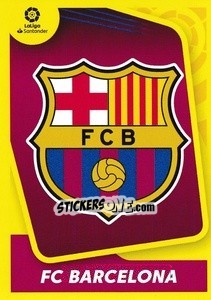 Sticker Escudo FC Barcelona (1) - Liga Spagnola 2021-2022 n. 101 - Colecciones ESTE