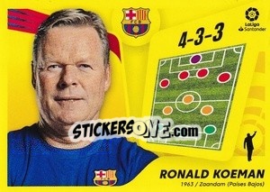 Cromo Entrenador: Ronald Koeman (2) - Liga Spagnola 2021-2022 - Colecciones ESTE