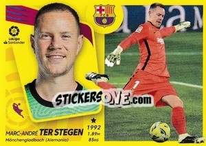 Cromo Ter Stegen (5) - Liga Spagnola 2021-2022 n. 105 - Colecciones ESTE