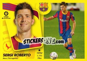 Sticker Sergi Roberto (7B) - Liga Spagnola 2021-2022 n. 108 - Colecciones ESTE