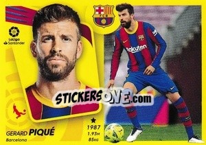 Sticker Piqué (8) - Liga Spagnola 2021-2022 n. 109 - Colecciones ESTE