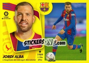 Sticker Jordi Alba (12) - Liga Spagnola 2021-2022 - Colecciones ESTE