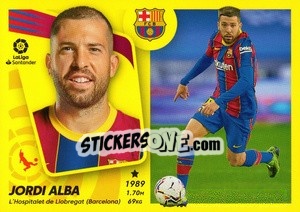 Sticker Jordi Alba (12) - Liga Spagnola 2021-2022 n. 113 - Colecciones ESTE
