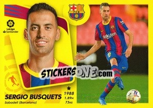 Sticker Sergio Busquets (13) - Liga Spagnola 2021-2022 - Colecciones ESTE