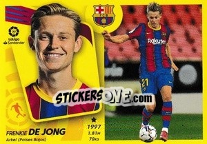 Sticker De Jong (14) - Liga Spagnola 2021-2022 n. 115 - Colecciones ESTE