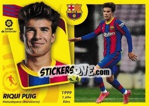 Sticker Riqui Puig (15B) - Liga Spagnola 2021-2022 n. 117 - Colecciones ESTE