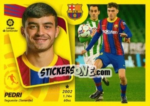 Sticker Pedri (16) - Liga Spagnola 2021-2022 n. 118 - Colecciones ESTE