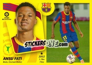 Sticker Ansu Fati (18) - Liga Spagnola 2021-2022 - Colecciones ESTE