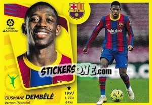 Sticker Dembélé (20A) - Liga Spagnola 2021-2022 n. 122 - Colecciones ESTE