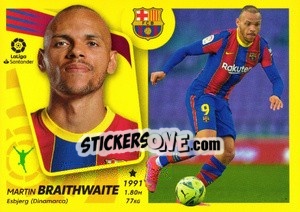 Sticker Braithwaite (20B) - Liga Spagnola 2021-2022 n. 123 - Colecciones ESTE