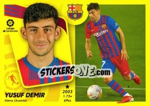 Sticker Yusuf Demir (17BIS) - Liga Spagnola 2021-2022 - Colecciones ESTE