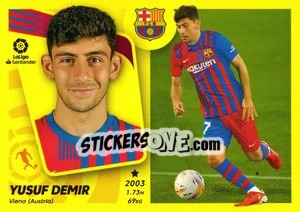 Sticker Yusuf Demir (17BIS) - Liga Spagnola 2021-2022 n. 124 - Colecciones ESTE