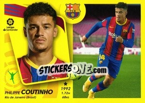 Sticker Coutinho (19BIS) - Liga Spagnola 2021-2022 n. 125 - Colecciones ESTE