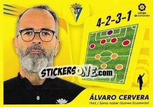 Cromo Entrenador: Álvaro Cervera (2) - Liga Spagnola 2021-2022 n. 162 - Colecciones ESTE