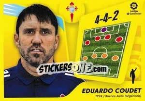 Figurina Entrenador: Eduardo Coudet (2) - Liga Spagnola 2021-2022 - Colecciones ESTE