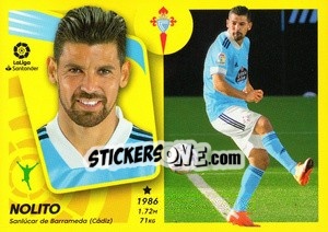 Sticker Nolito (18) - Liga Spagnola 2021-2022 n. 210 - Colecciones ESTE