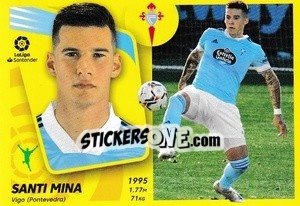 Sticker Santi Mina (19) - Liga Spagnola 2021-2022 n. 211 - Colecciones ESTE