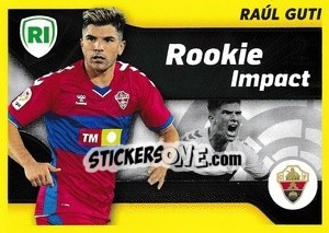Sticker Rookie Impact: Raúl Guti (4) - Liga Spagnola 2021-2022 n. 224 - Colecciones ESTE