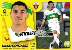 Sticker Diego González (9A) - Liga Spagnola 2021-2022 n. 229 - Colecciones ESTE
